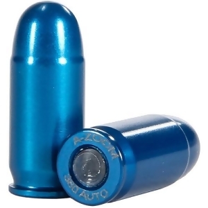 A-zoom 666692153136 A-zoom Metal Snap Cap Blue .380Acp 10-Pack - All