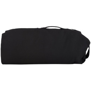 Stansport 1206 Stansport Deluxe Duffel Bag with Shoulder Strap Black - All