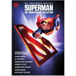 Superman 80Th Anniversary-dc Universe-ultimate Collection Dvd/8 Disc - All