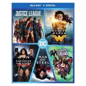 Dc 5 Film Collection Blu-ray/5 Disc/justice L/wonder W/man Of/suicid/b Vs - All