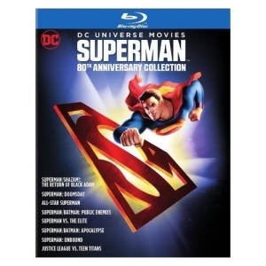 Superman 80Th Anniversary-dc Universe-ultimate Collection Blu-ray/8 Disc - All