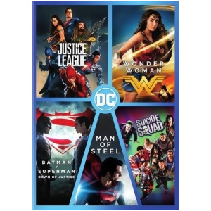 Dc 5 Film Collection Dvd/5 Disc/justice L/wonder W/man Of/suicid/batman V - All