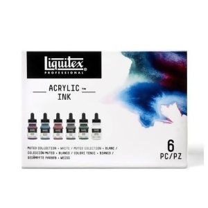 UPC 887452032083 product image for Liquitex / Colart 3699355 Liquitex Ink Muted Collection 6Pc 30Ml Jar Set - All | upcitemdb.com