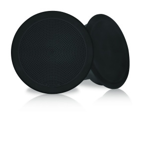 Fusion Fm-f77rb 7 Black Round Flush Mount Speakers - All
