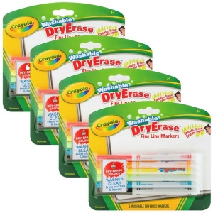 UPC 675904905821 product image for Crayola Llc 4 Pk Crayola Color Washable Dry 985906Bn - All | upcitemdb.com