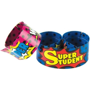 UPC 194629030491 product image for Teacher Created Resources 6 Pk Slap Bracelets Superhero - All | upcitemdb.com