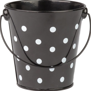 UPC 194629000159 product image for Teacher Created Resources 6 Ea Black Polka Dots Bucket - All | upcitemdb.com