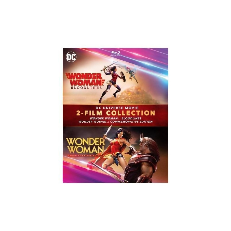 Studio Distribution Servi Dcu Wonder Woman Commemorative Bloodlines Blu Ray Double Feature 2 Film Br From My Goods At Shop Com