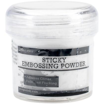 Sticky Embossing Pwd Powder Ranger White 