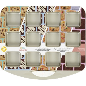 Daily Delights Mini Square Bake Pan-12 Cavity