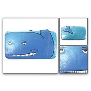 Hinge Wallet Generic Whale w/tail Blue Lady Purse gw158790gen - All