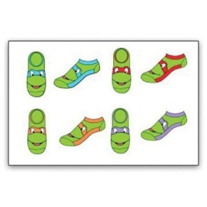 Socks Teenage Mutant Ninja Turtles 4-Pair Sets psasstdtmt-ppk - All