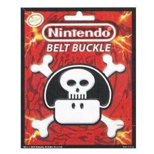 Belt Buckle Nintendo Super Mario Brothers Mushroom 96-950-530 - All