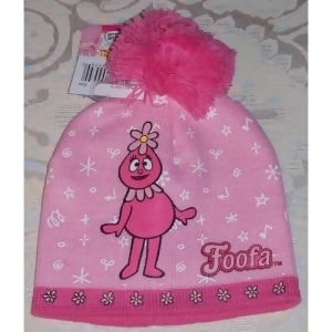 Beanie Cap Yo Gabba Gabba Foofa Medley Pink Hat etyg6018 - All