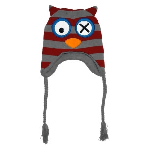 Laplander Beanie Cap Bioworld Owl Head Wear Hat kc164324gen - All