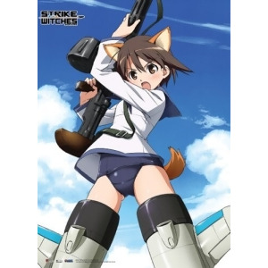 Wall Scroll Strike Witches Yoshika Rifle Fabric Poster Art ge5803 - All