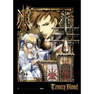 Wall Scroll Trinity Blood Tres Sister Cate Fabric Poster Art ge9749 - All