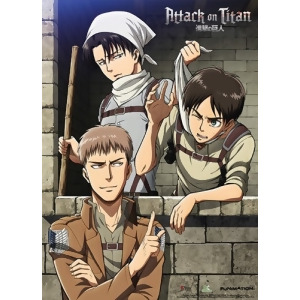Premium Wall Scroll Attack on Titan Clean Up Duties Wall Art ge60848 - All