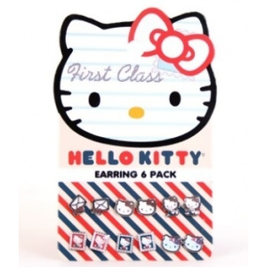 Earring Pack Hello Kitty Sanrio Mail Set-6 sane0045 - All