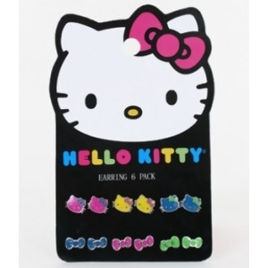 Earring Pack Hello Kitty Sanrio Neon Set-6 sane0055 - All