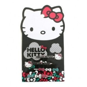 Hair Clip Pack Hello Kitty Sanrio Cat Raining Bows Set-4 sanhp0006 - All