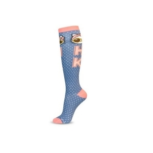 Knee High Socks Hello Kitty Hk With Headband Polka Dot sansk0163 - All