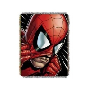 Tapestry Throw Marvel Spiderman Peter Parker Mask Woven Blanket 285538 - All