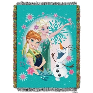 Tapestry Throw Disney Frozzen Fever Elsa/Anna Woven Blanket 286221 - All