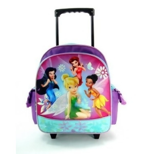 Small Rolling Backpack Disney Tinkerbell Fairies Group Bag 606756 - All