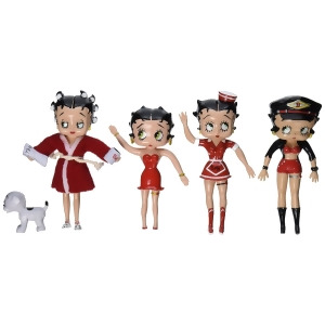 Action Figures Betty Boop Boxed Set 5 Bendable Rubber bb-950 - All