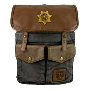 Backpack The Walking Dead Rick's Sheriff Black Twd-l123 - All