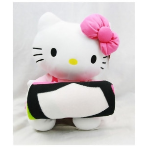 Blanket Hello Kitty Plush Doll Blanket Pink Set Fleece Throw 66543r - All