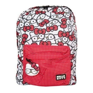 Backpack Hello Kitty Nerd White / Red Polka Dot sanbk0205 - All