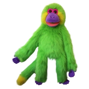 Hand Puppet Colorful Monkeys Green Monkey Pc001604 - All