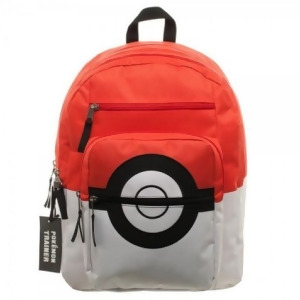 Backpack Pokemon Pokeball w/Trainer Bag Charm bp434wpok - All
