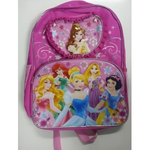 Backpack Disney Princess Heart Princess Large School Bag 626938 - All