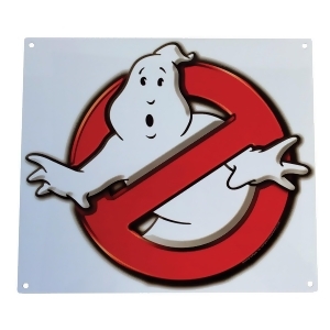 Tin Sign Ghostbusters No Ghosts Logo Metal Sign 408952 - All