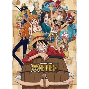 High End Wall Scroll One Piece Group 1 Anime Art ge81339 - All