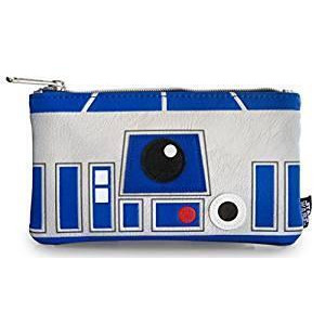 Pencil Case Star Wars R2d2 Faux Leather Stationery Pouch Bag stcb0053 - All