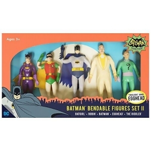 Action Figures Dc Comics Batman Classic Tv Set Of 5 dc3935 - All