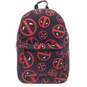 Backpack Marvel Deadpool Logo Print bq24j7mvu - All