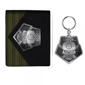 Wallet Suicide Squad Task Force X /Keychain Set xw4an5ssq - All
