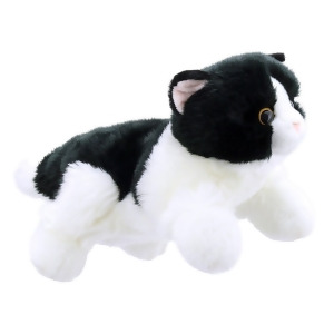 Hand Puppet Full-Bodied Cat Black White Pc001827 - All