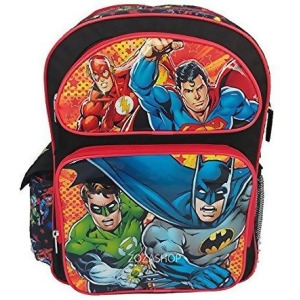Backpack Dc Comics Justice League Hero Team Red/Black 16 Bag 155289 - All