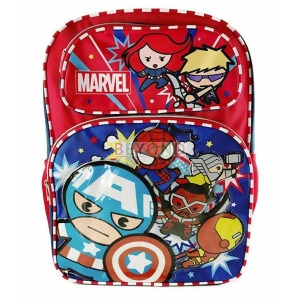 Backpack Marvel Avengers Cute Red 16 School Bag 694609 - All