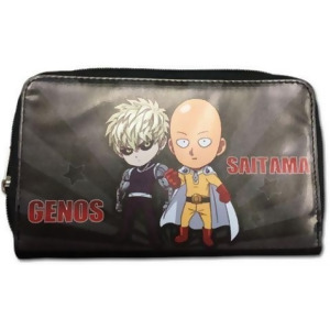Wallet One-Punch Man Sd Saitama Genos Zip Around ge61334 - All