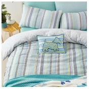Helena Springfield Bedding Lexi Kingsize Duvet Cover, Aquamarine Helena Springfield Bedding Lexi Kingsize Duvet Cover, Aquamarine
