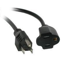 Cables To Go 03116 10ft OUTLET SAVER POWER EXTENSION CORD (NEMA 5-15R to NEMA 5-15P) 
