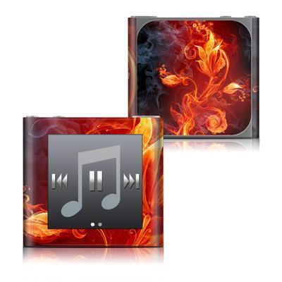 DecalGirl IPN6-FLWRFIRE Apple iPod nano - 6G Skin - Flower Of Fire 