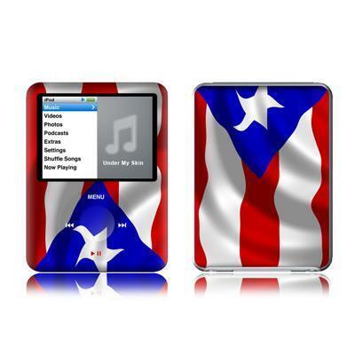 DecalGirl IPNT-FLAG-PUERTORICO iPod nano - 3G Skin - Puerto Rican Flag 